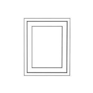 23 1/2" X 30" Base/Wall End Panel